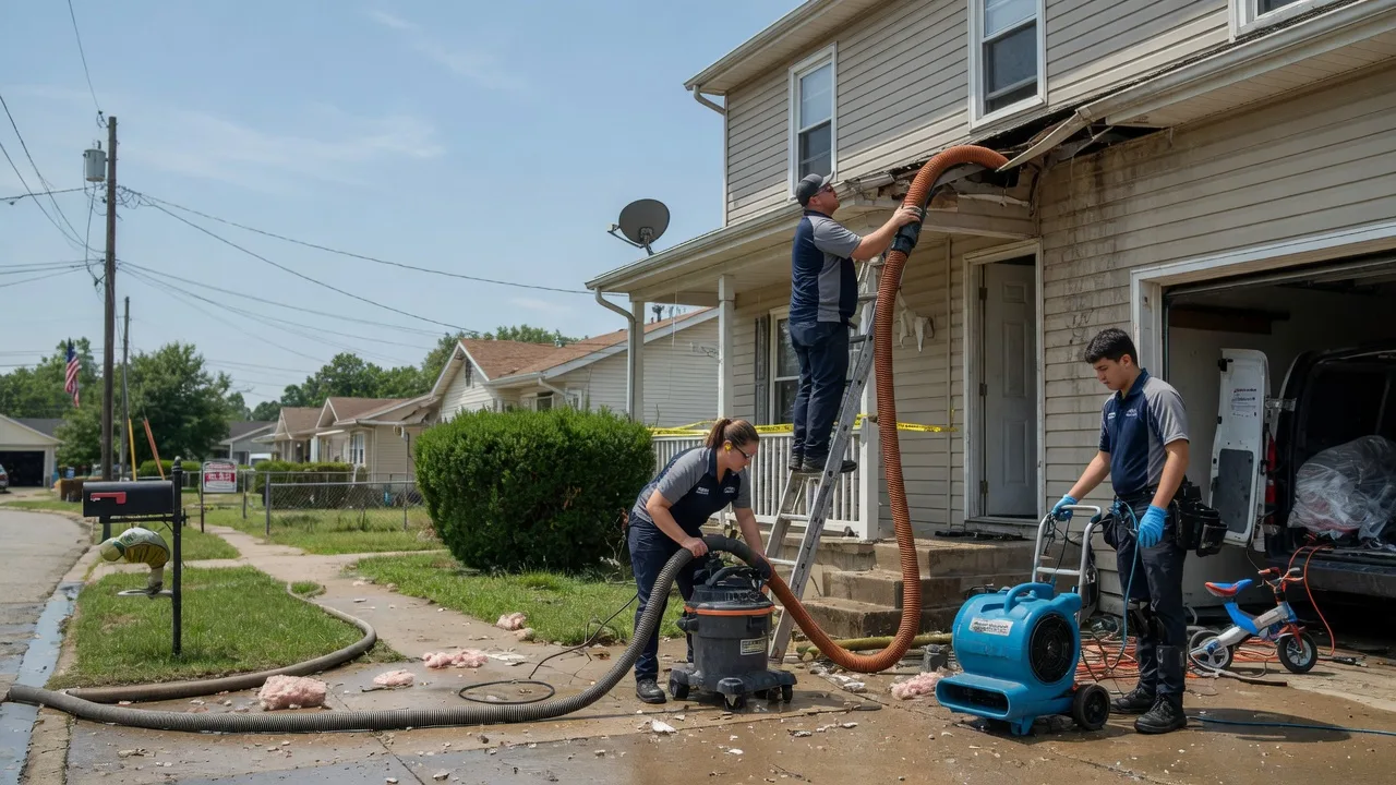 Water Damage Restoration in Merom, IN near me